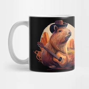 Country Capybara Mug